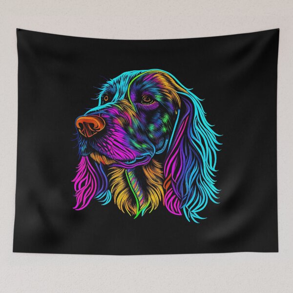 Item preview, Cocker Spaniel Dog Colorful Paint Splash designed and sold by rafaeltto.