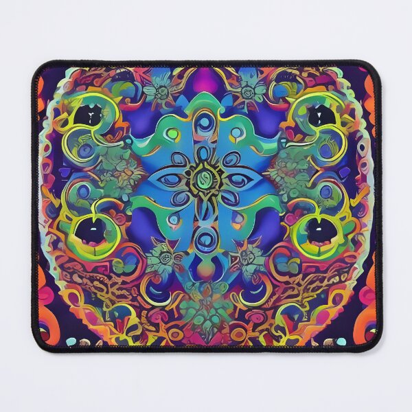 Item preview, Psychedelic colourful happy mood abstract designed and sold by Stratomi.