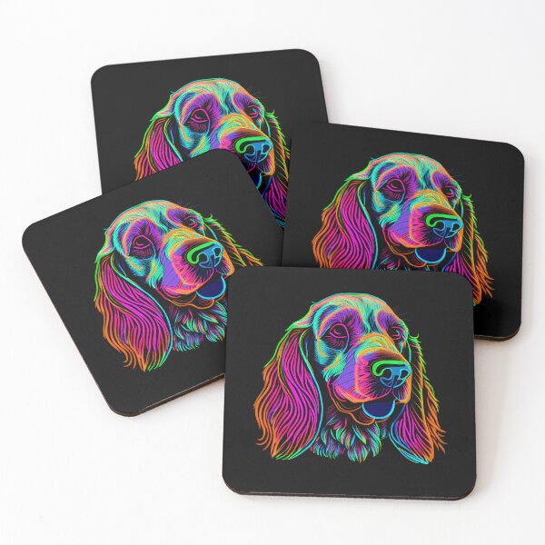 Item preview, Cocker Spaniel Dog Colorful Paint Splash designed and sold by rafaeltto.