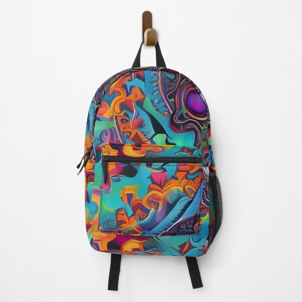 Item preview, Psychedelic colourful happy mood abstract designed and sold by Stratomi.