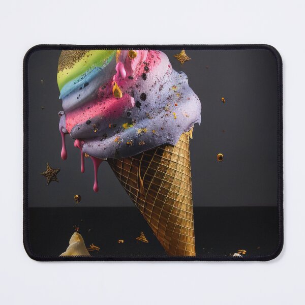 Item preview, Food photography: delicious rainbow ice cream designed and sold by RK - Shop.
