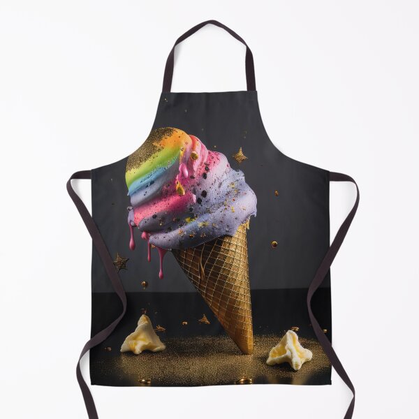 Item preview, Food photography: delicious rainbow ice cream designed and sold by RK - Shop.