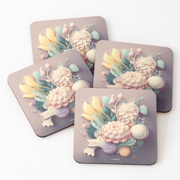 Item preview, Floral Playful Colourful Composition Designs for Home Decor, Wedding, Events Fashion  and Accessories  designed and sold by RAGANADesign.