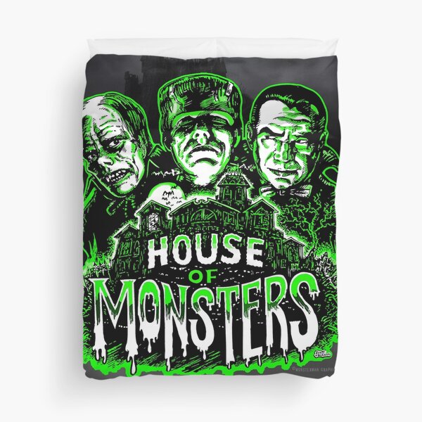 House of Monsters Duvet Cover