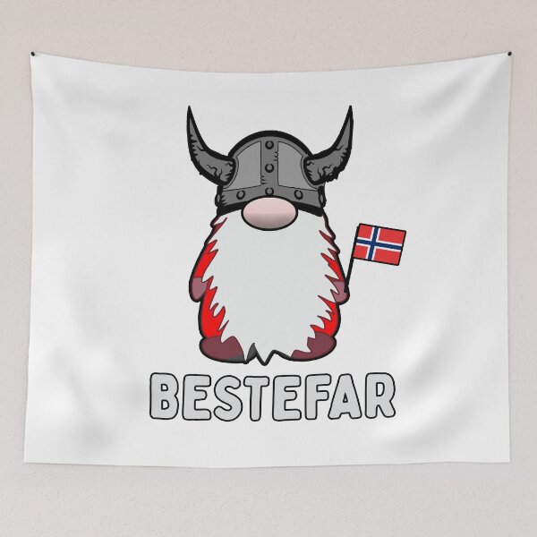 Artikelvorschau, Bestefar Nordic Gnome Viking Nisse Norwegischer Großvater entworfen und verkauft von funnytshirtemp.