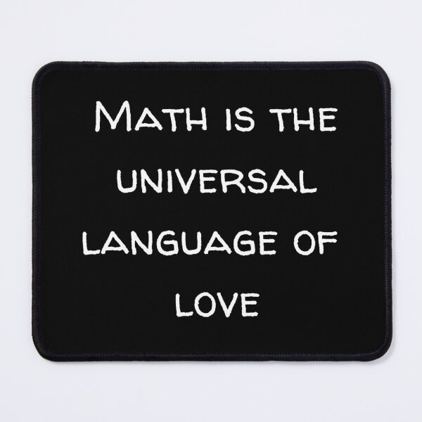 Item preview, Math is the universal language of love designed and sold by joyfulcreator.