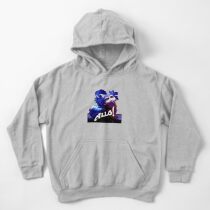 Allo! (Schwarzer Hintergrund) Kinder Hoodie