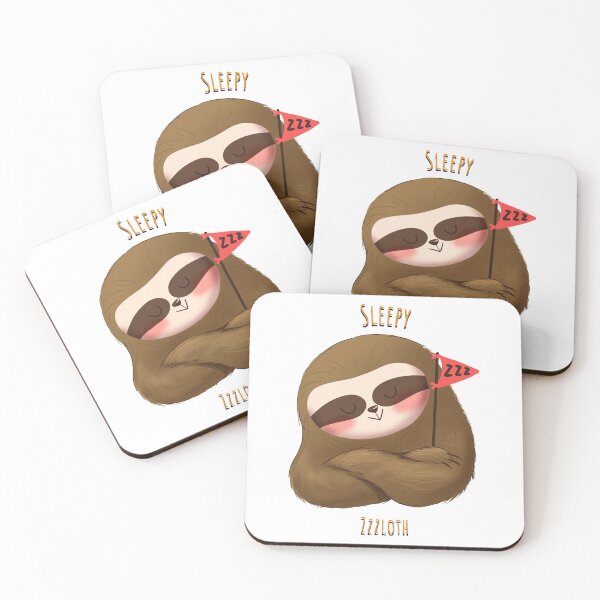 Item preview, Sleepy Zzzloth Cute Funny Sloth designed and sold by Harmonick-Tees.