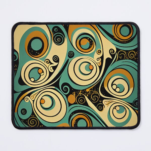 Item preview, Calming Relaxed Artistic Modern Pattern Digital Painting designed and sold by CodeAndColors.