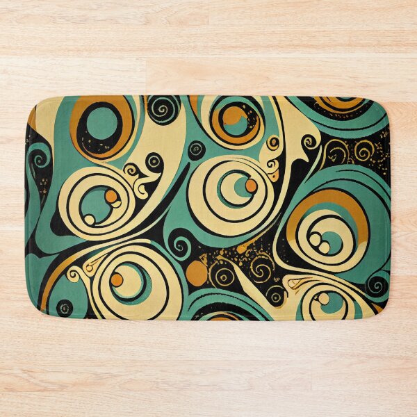 Item preview, Calming Relaxed Artistic Modern Pattern Digital Painting designed and sold by CodeAndColors.