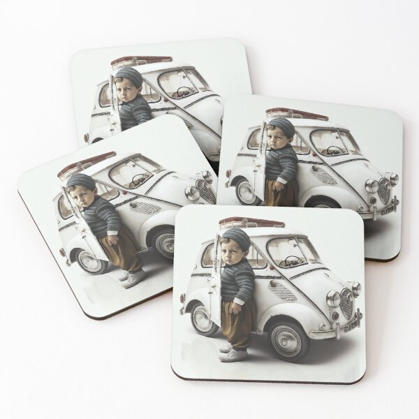 Item preview, Little boy with a sport car designed and sold by fearless301.
