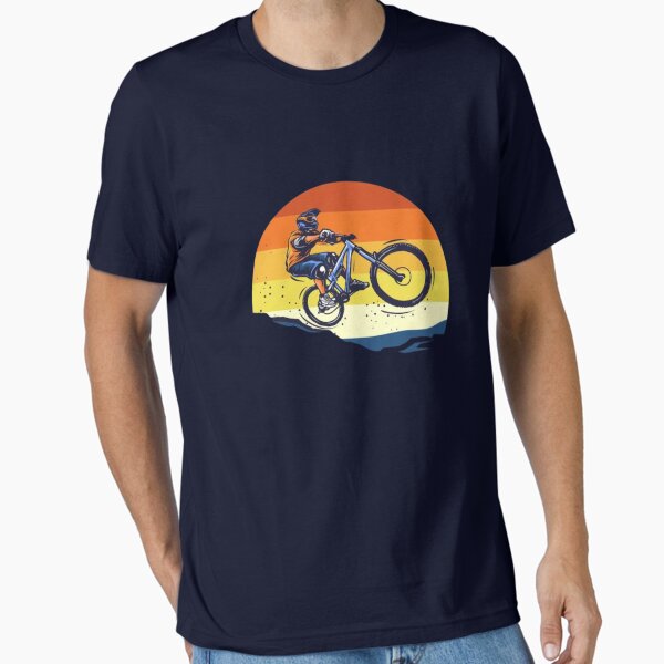 Vintage Cycliste Vélo De Montagne Velo Humour Bmx Motard VTT T-Shirt