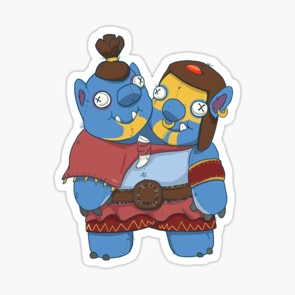 Item preview, Ogre Magi Plush designed and sold by porkyychop.