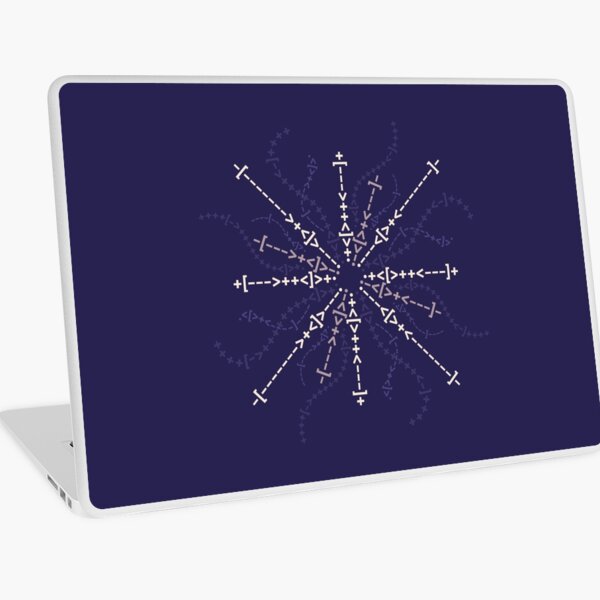 Brainfuck Mandala - WTF ?! Laptop Skin