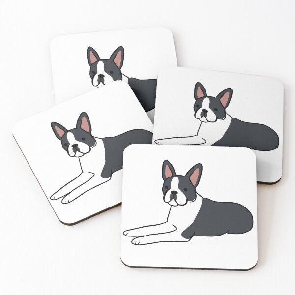 Item preview, Cute boston terrier illustration  designed and sold by Yarafantasyart.