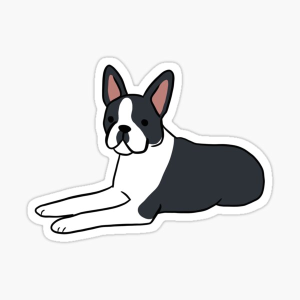 Item preview, Cute boston terrier illustration  designed and sold by Yarafantasyart.
