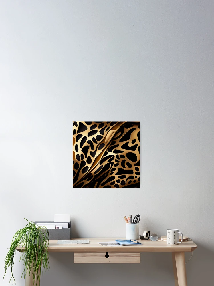 Imagen 2 de 3, Póster con la obra Smooth Animal Print Pattern Digital Painting, diseñada y vendida por CodeAndColors.