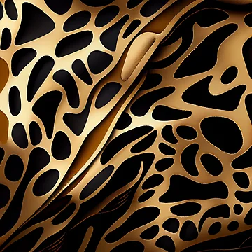 Imagen de la obra Smooth Animal Print Pattern Digital Painting de CodeAndColors