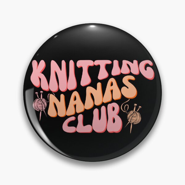Item preview, Retro Knitter Life - Knitting Nanas Club designed and sold by humnoo.