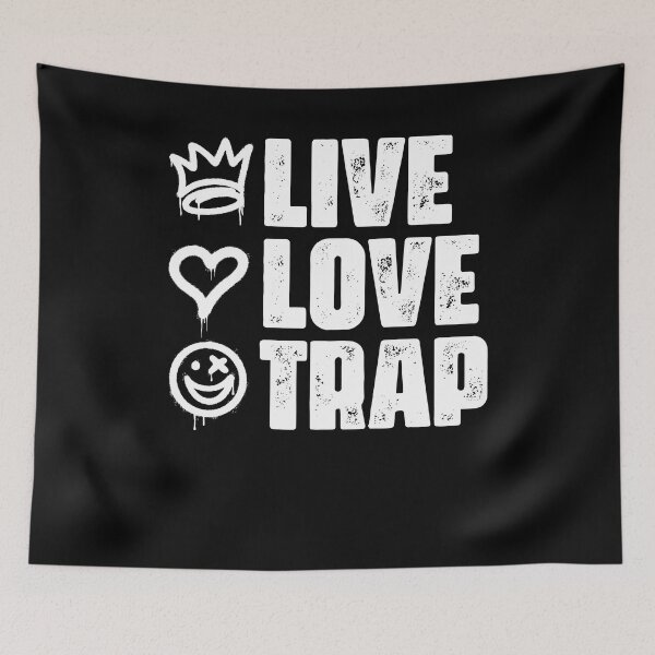Item preview, Live Love Awesome Trap Music Life For Trap Music Party Lover designed and sold by Nessshirts.