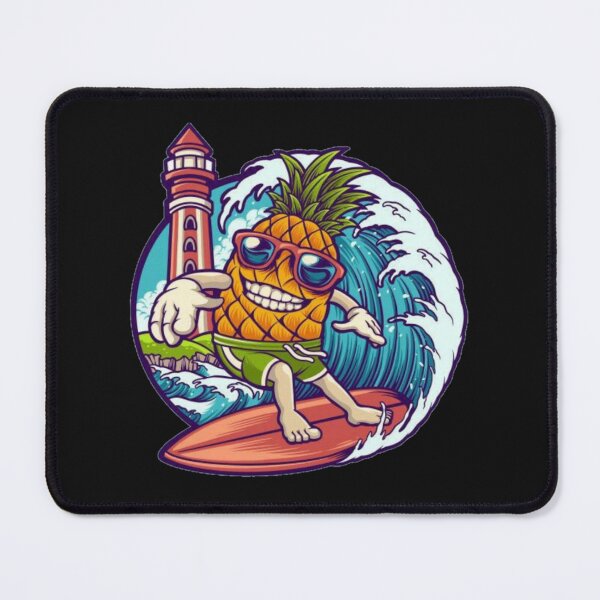 Item preview, Pineapple Fruit Icon Surfing In The Sea designed and sold by vitda lupi.