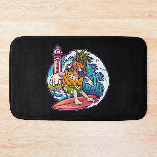 Item preview, Pineapple Fruit Icon Surfing In The Sea designed and sold by vitda lupi.