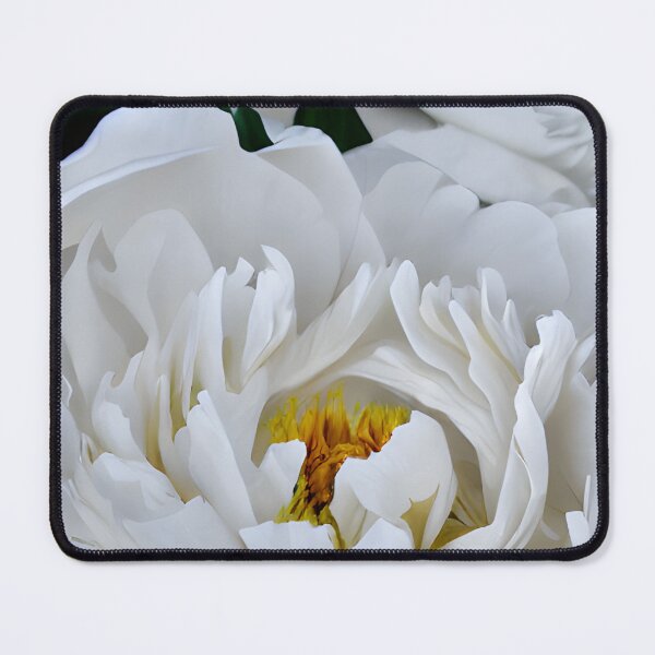 Item preview, White blossoming peonies designed and sold by BrightMeadowart.