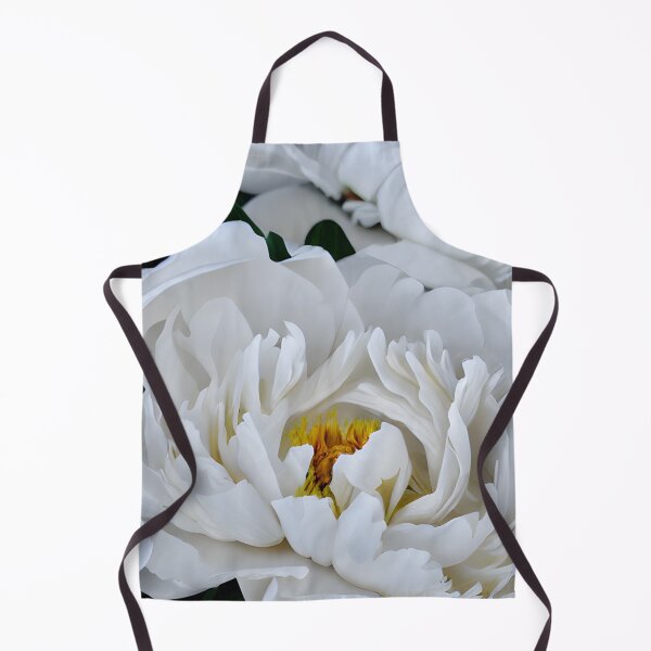 Item preview, White blossoming peonies designed and sold by BrightMeadowart.