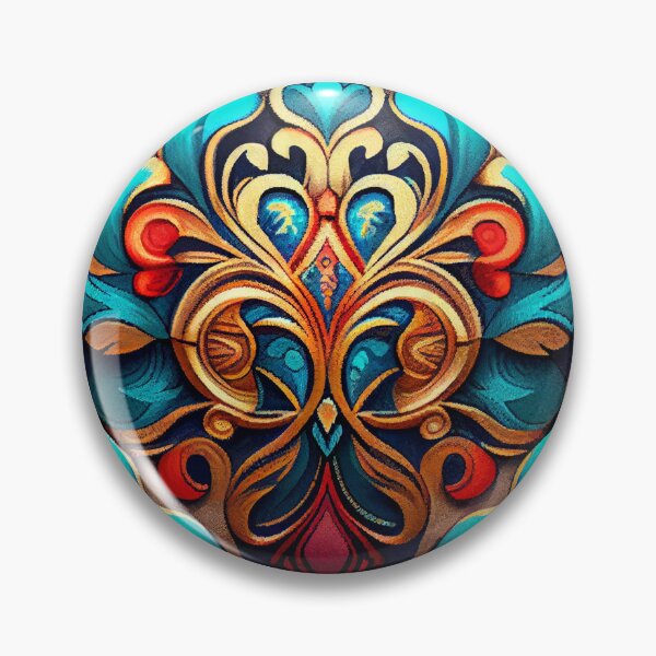 Item preview, Fine Exotic Bohemian Pattern Digital Painting designed and sold by CodeAndColors.