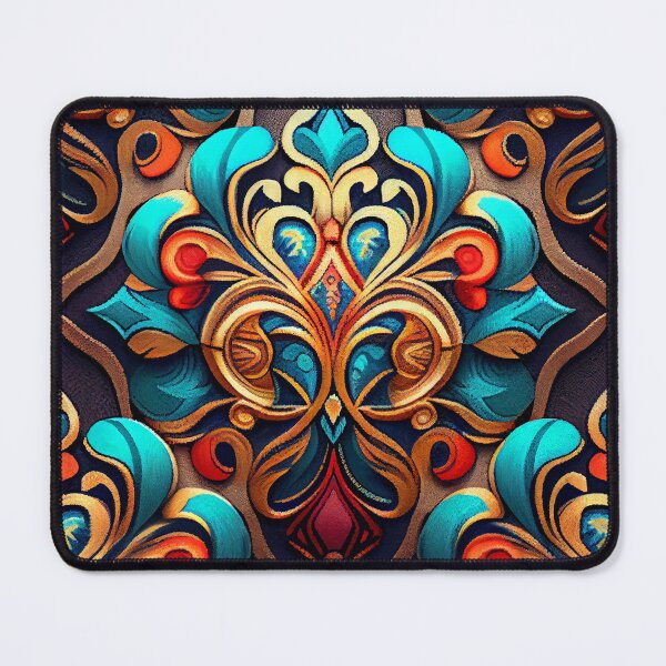 Item preview, Fine Exotic Bohemian Pattern Digital Painting designed and sold by CodeAndColors.