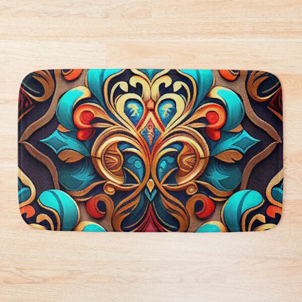 Artikelvorschau, Fine Exotic Bohemian Pattern Digital Painting entworfen und verkauft von CodeAndColors.