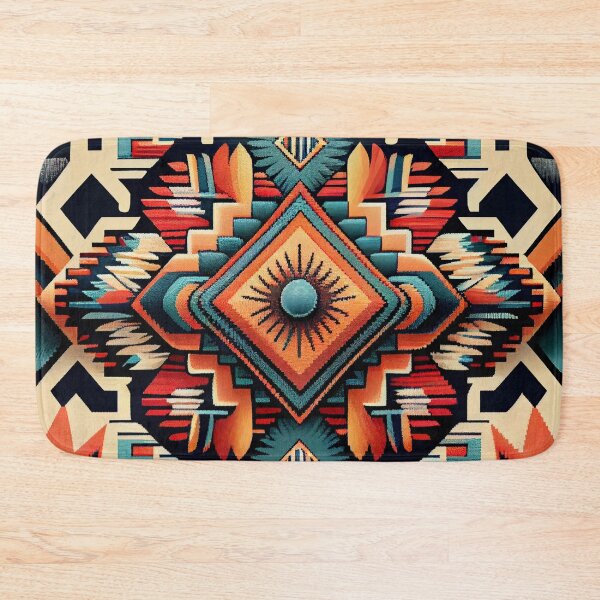 Item preview, Thick Dramatic Happy Southwestern Pattern Digital Painting designed and sold by CodeAndColors.