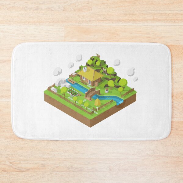 Item preview, Isometric 3D Forest Cabin Garden Fairy Tale designed and sold by Teenker.