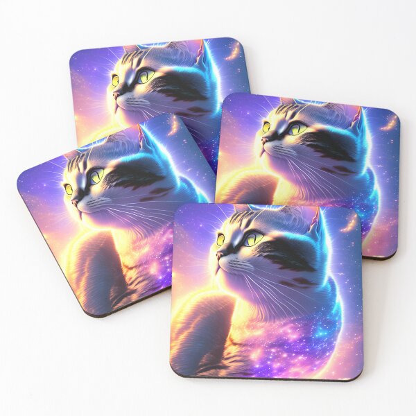 Item preview, Beautiful Galactic Cat designed and sold by VitalDesigner.