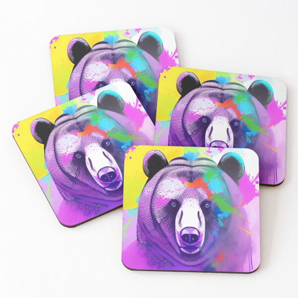 Item preview, Splatter bear designed and sold by TheImmRoom.