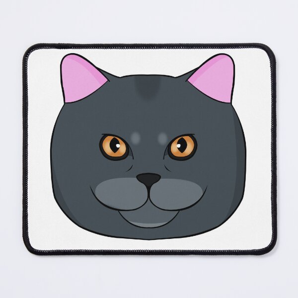 Item preview, British Shorthair cat face designed and sold by MaxFilms.
