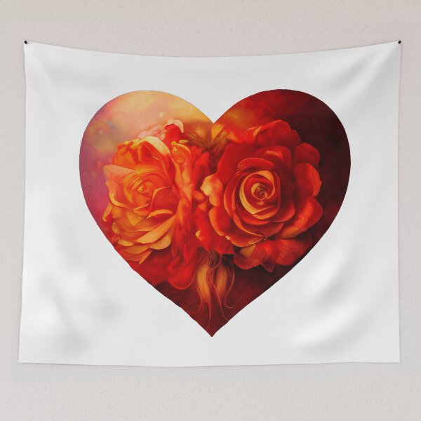 Item preview, Flowers in Heart (Valentines Special) designed and sold by AIPerfection.