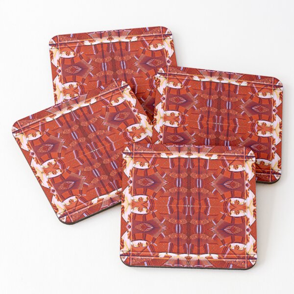 Item preview,  *FUNNY ABSTRACT TRIBAL GEOMETRIC CHOCOLATE MILK PATCHWORK PAINTING* designed and sold by Ralek.