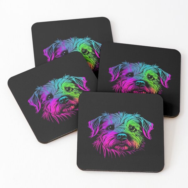 Item preview, Dandie Dinmont Terrier Dog Colorful Paint Splash designed and sold by rafaeltto.