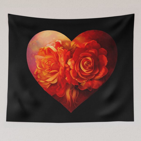 Item preview, Flowers in Heart (Valentines Special) designed and sold by AIPerfection.
