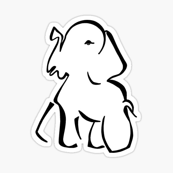 Elephant Sticker