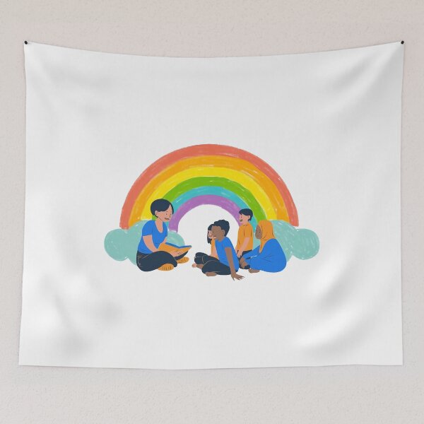 Item preview, Little Hands Rainbow Teacher Girls Boys Kindergarten 4 designed and sold by ItsGridy.