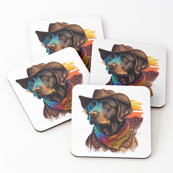 Item preview, Texas Inspired Graffiti Wild West Cowboy Dog designed and sold by ahmed taha belmekki.