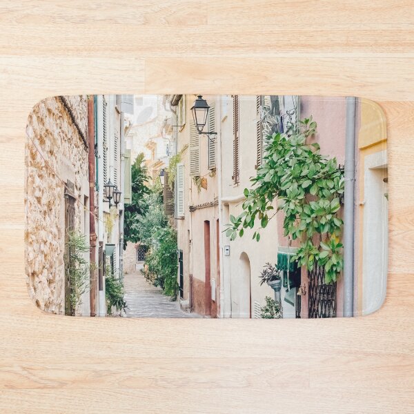 Item preview, Antibes France Travel Print, French Riviera Wall Art, Côte d'Azur Print, Provence Town Pastel Street designed and sold by radub85.