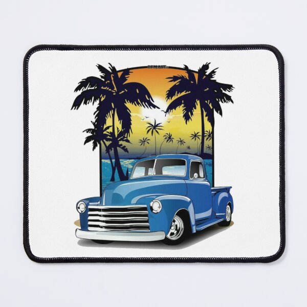 Item preview, 1948 Blue Chevrolet Pickup Truck California Beachin Printed designed and sold by vitda lupi.