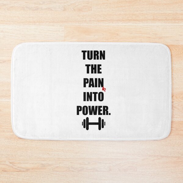 Item preview, Turn the pain into POWER designed and sold by Gym Designs.