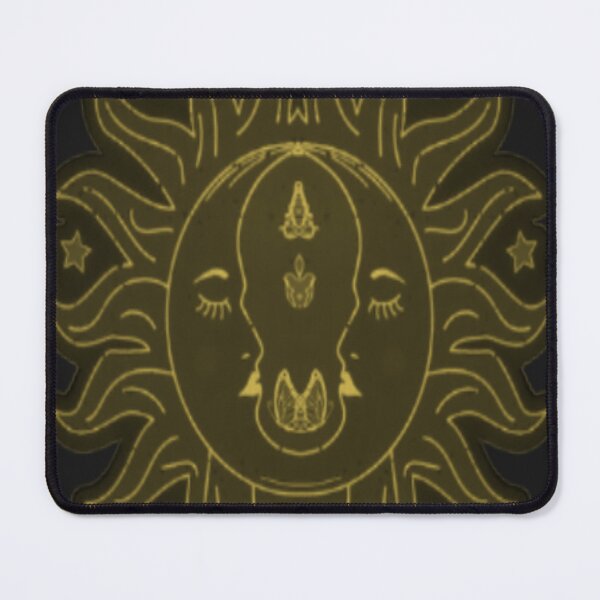 Item preview, golden sun and moon designed and sold by TriForceDesign.