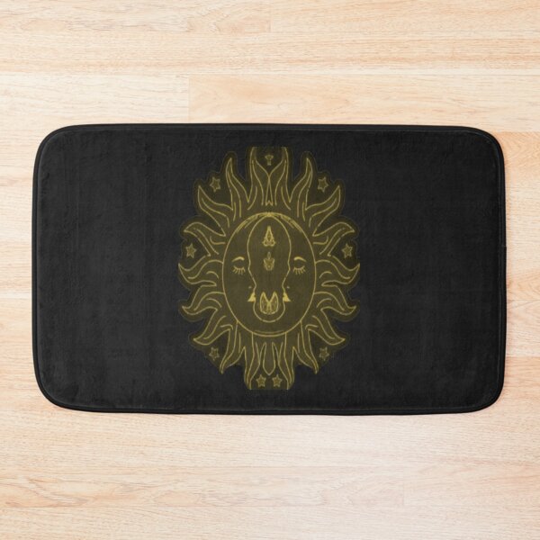Item preview, golden sun and moon designed and sold by TriForceDesign.