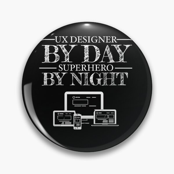 Item preview, UX Designer by Day , superhero by night, funny ux designer, product designer designed and sold by mwebba2005.