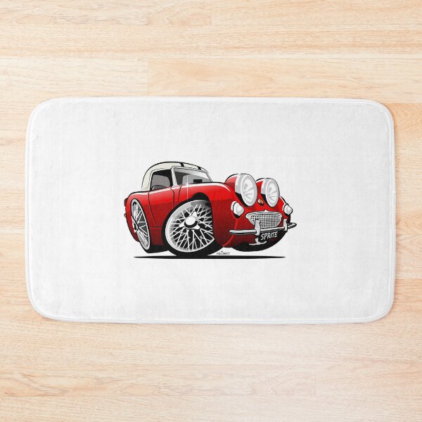Item preview, Frogeye Sprite caricature red hardtop designed and sold by BornHybridCom.